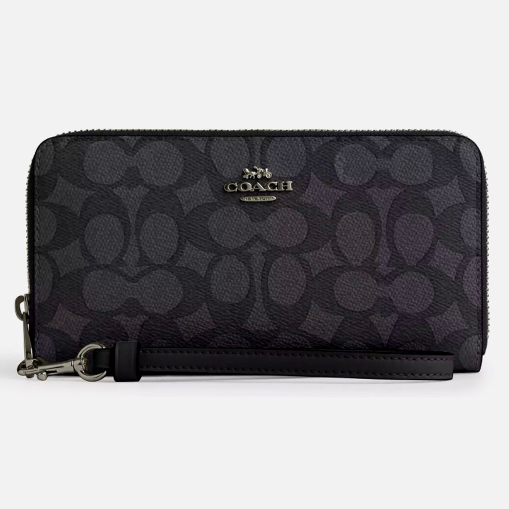 Coach Black Signature Wallet